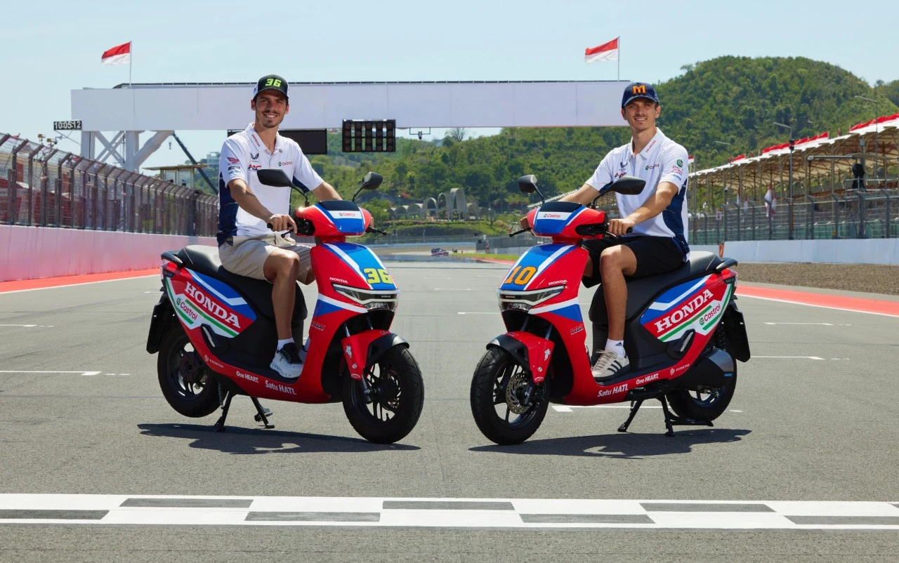 Honda CUV e dengan Livery Khusus Tampil Eksklusif di MotoGP Indonesia