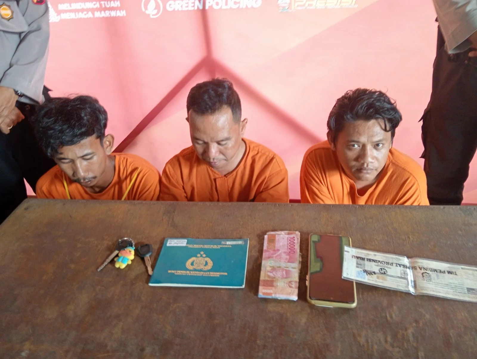 3 Pelaku Curanmor di Pangkalan Kerinci Ditangkap, Tuh Tampangnya