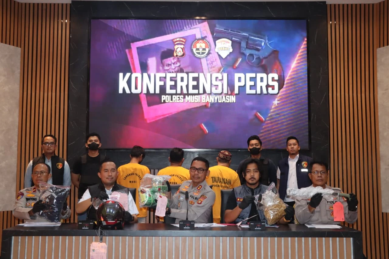 Polres Muba Tangkap 2 Pengedar Narkoba, Sita 3 Kg Sabu-Sabu