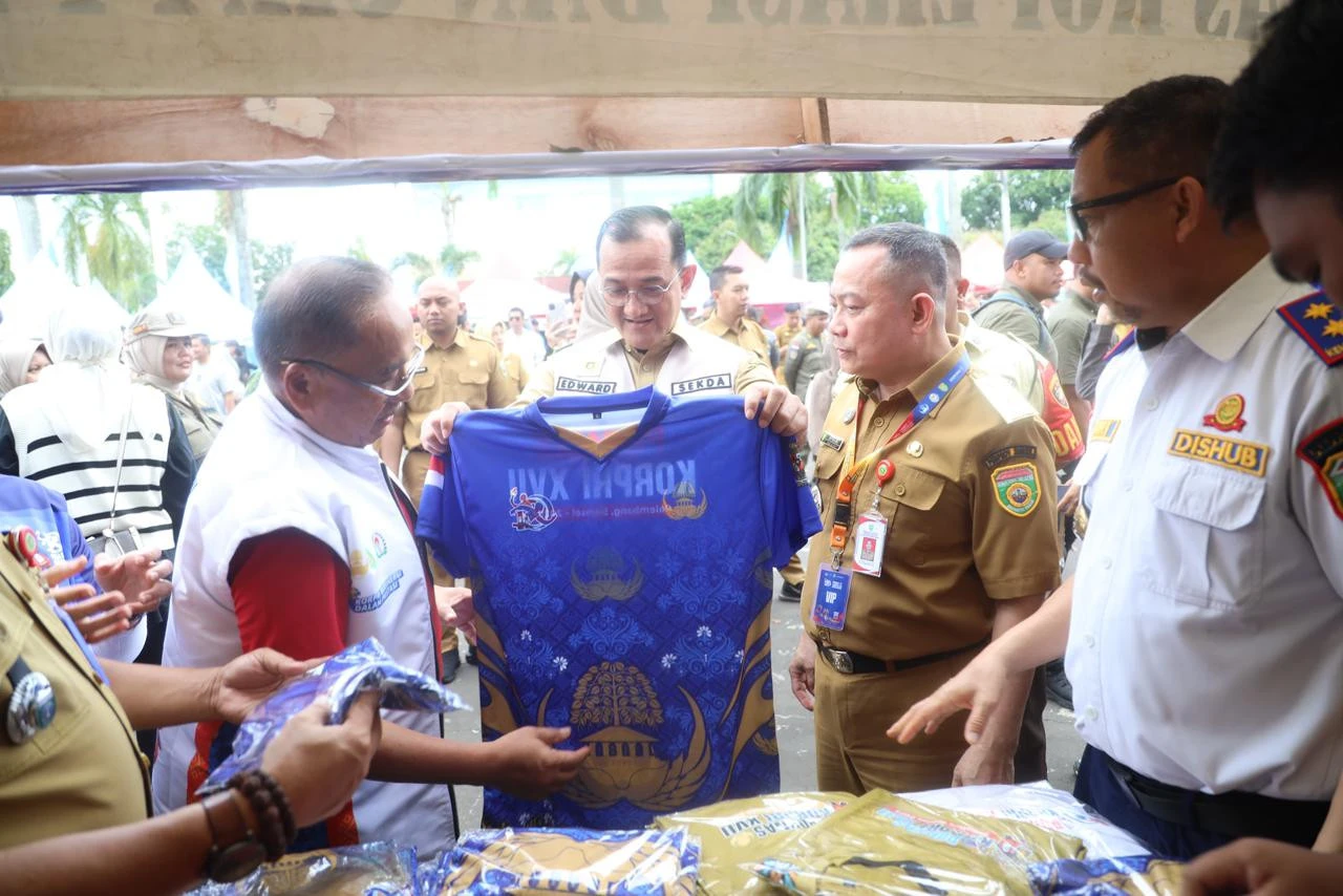 Meriahkan Pornas XVII Korpri 2025 di Palembang, Bazar UMKM Jadi Magnet Baru Ekonomi Lokal