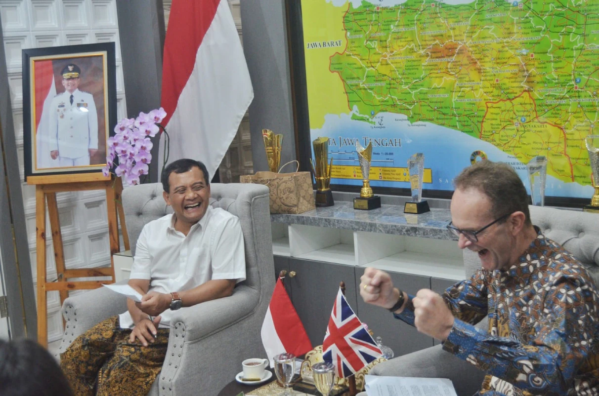 Gubernur Luthfi Terima Kunjungan Dubes Inggris, Tindak Lanjuti Kerja Sama Berbagai Bidang