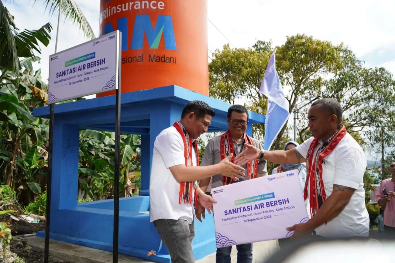 BRINS dan PNM Hadirkan Akses Air Bersih untuk Warga Ambon