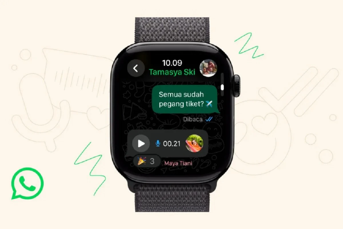 WhatsApp Rilis Aplikasi Khusus Apple Watch, Bisa Baca Pesan Tanpa Buka iPhone
