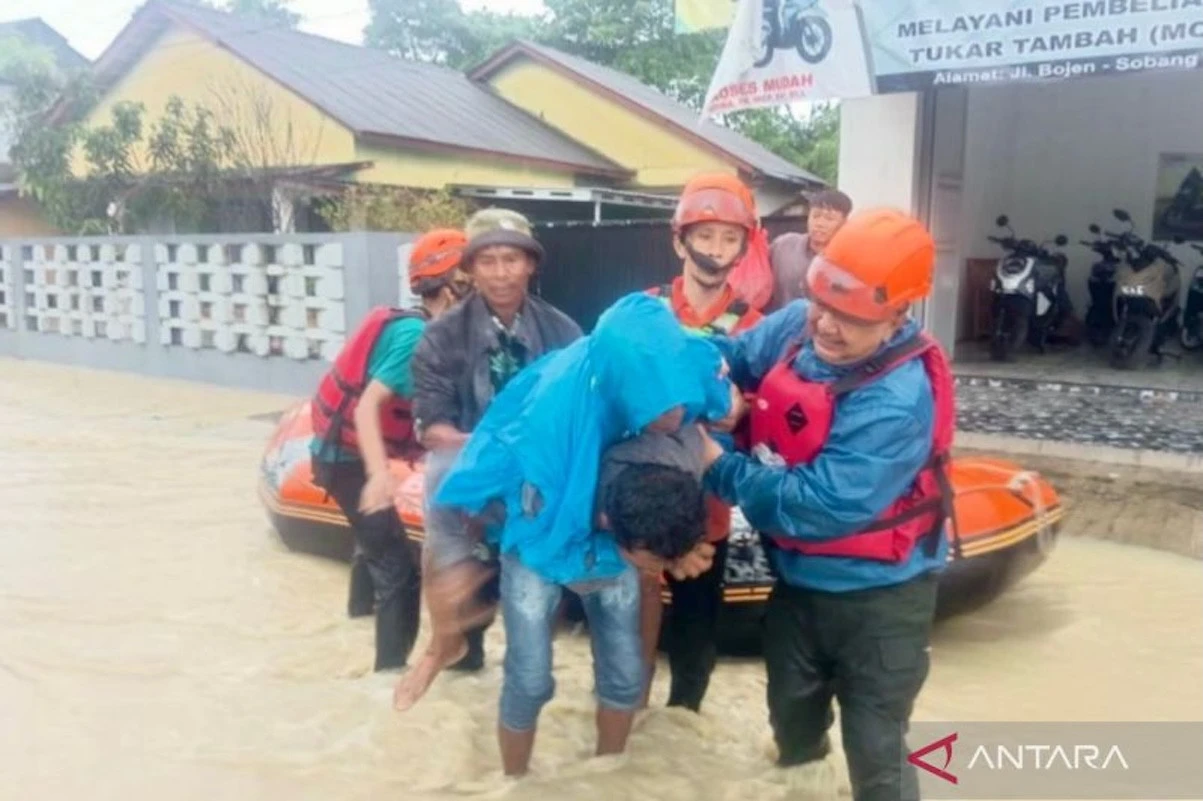 Banjir Merendam 8 Desa di Pandeglang, 3.000 Warga Terdampak