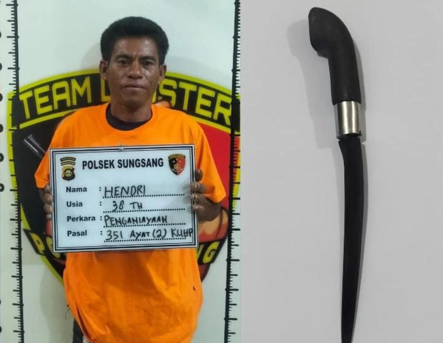 Gara-gara Cemburu, Pria di Sungsang Banyuasin Tusuk Tetangga