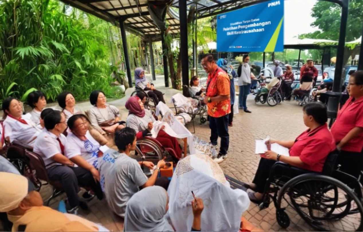 PNM Beri Pelatihan Bagi Puluhan Penyandang Disabilitas di Jambi