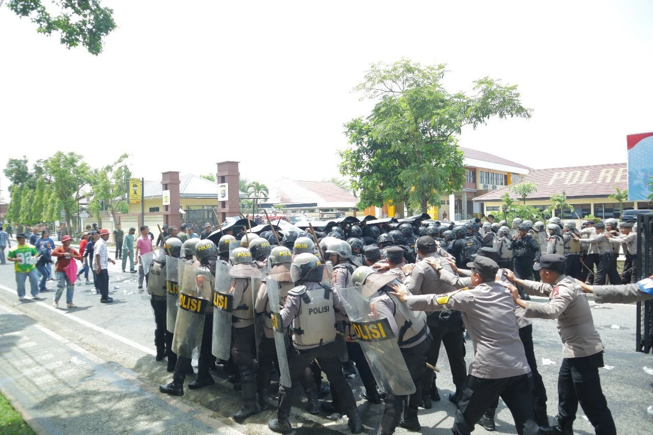 Sispam Mako dan Unras di Inhu, Brigjen Jossy: Kami Antisipasi Gangguan Kamtibmas Sejak Dini  