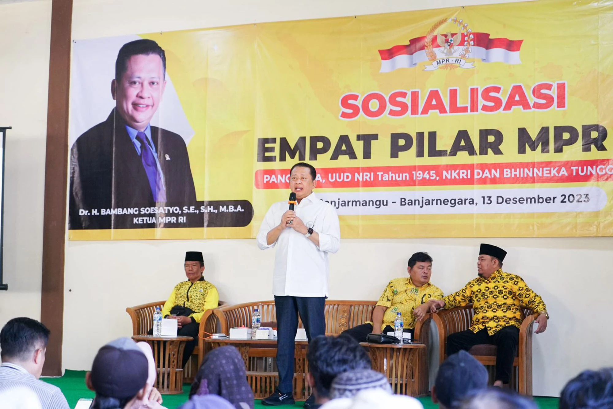Sosialisasi Empat Pilar MPR, Bamsoet Ajak Warga Jangan Golput dan Tolak Politik Uang