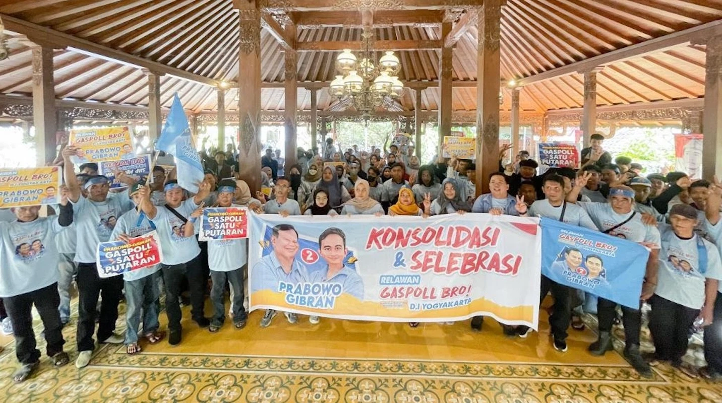 Gaspoll Bro DIY Menargetkan Prabowo-Gibran Meraih 80 Persen Suara