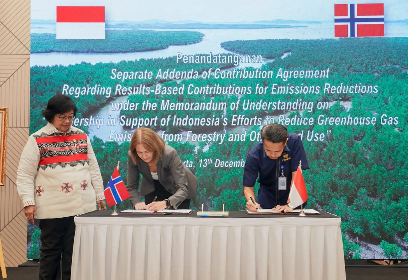 Norwegia Lanjutkan Kontribusi 100 Juta Dolar AS untuk FOLU Netsink Indonesia