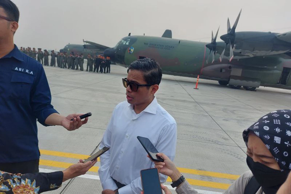 2 Pesawat Hercules TNI AU Kirim Bantuan Indonesia untuk Gaza, Polri Juga Bergerak