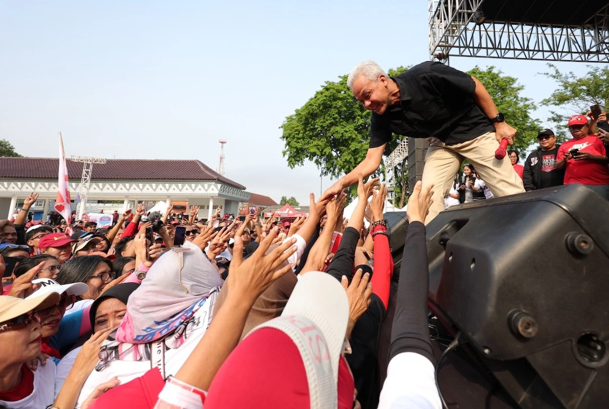 Ganjar Bersafari di Kota Bekasi, Rambut Putih Selalu di Hati