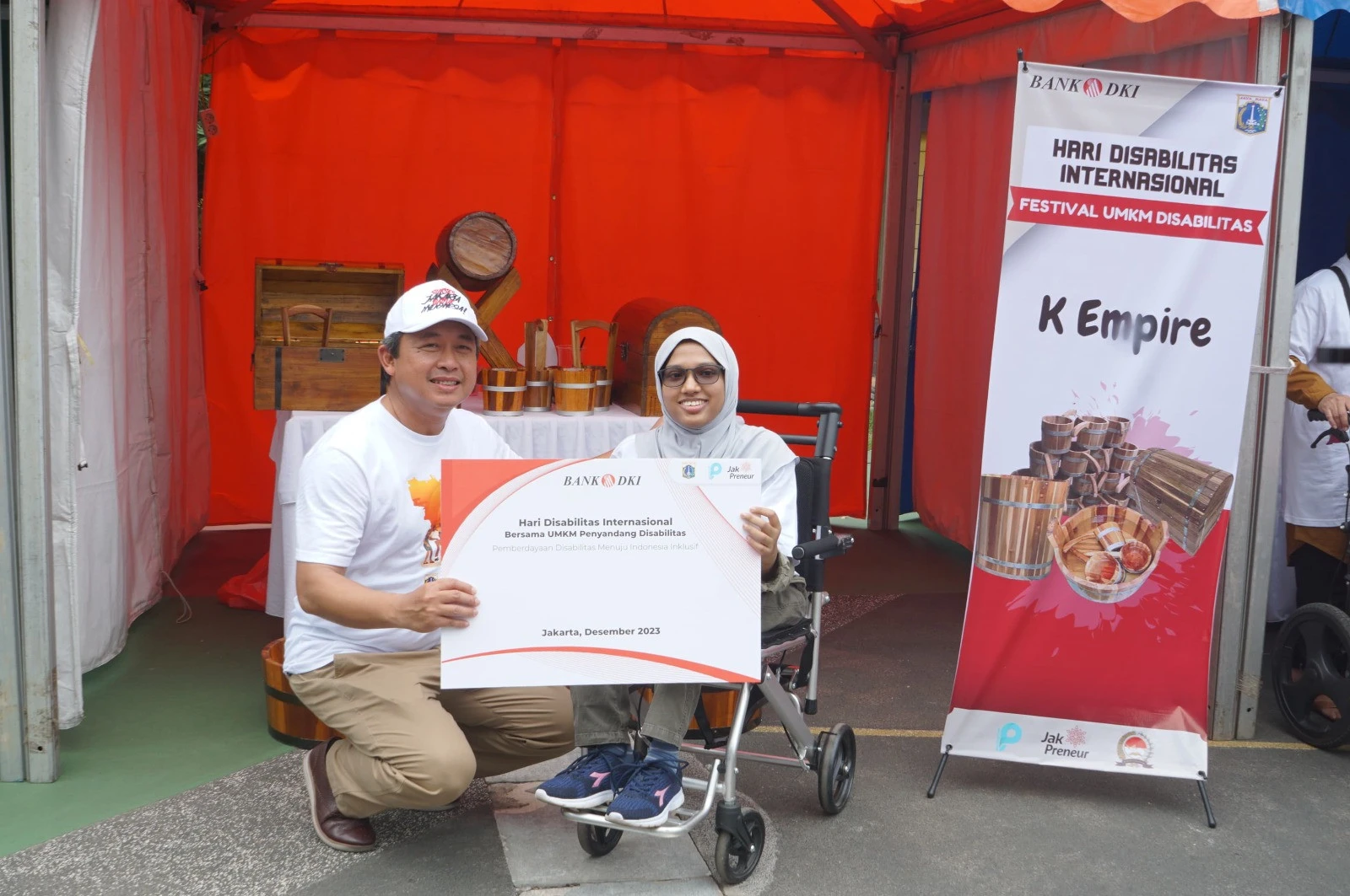 HDI 2023, Bank DKI Mendukung Pemberdayaan UMKM Milik Penyandang Disabilitas