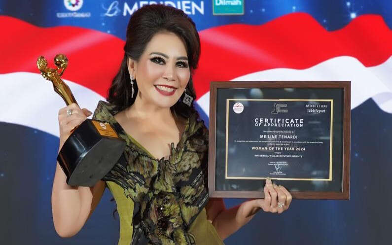 Meiline Tenardi Dianugerahi Penghargaan Woman of the Year 2024