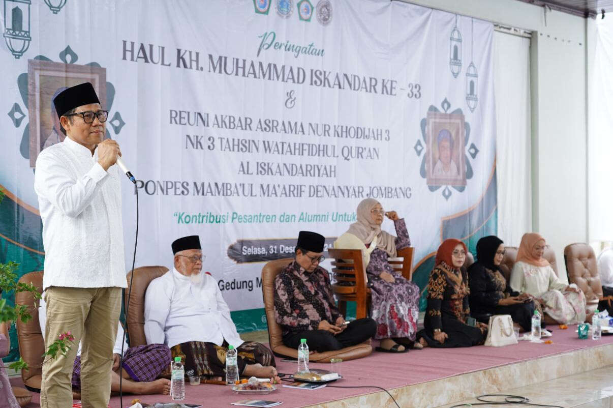 Haul ke-33 Kiai Muhammad Iskandar, Gus Imin: Keteladanan Beliau Tak Bisa Terhapus