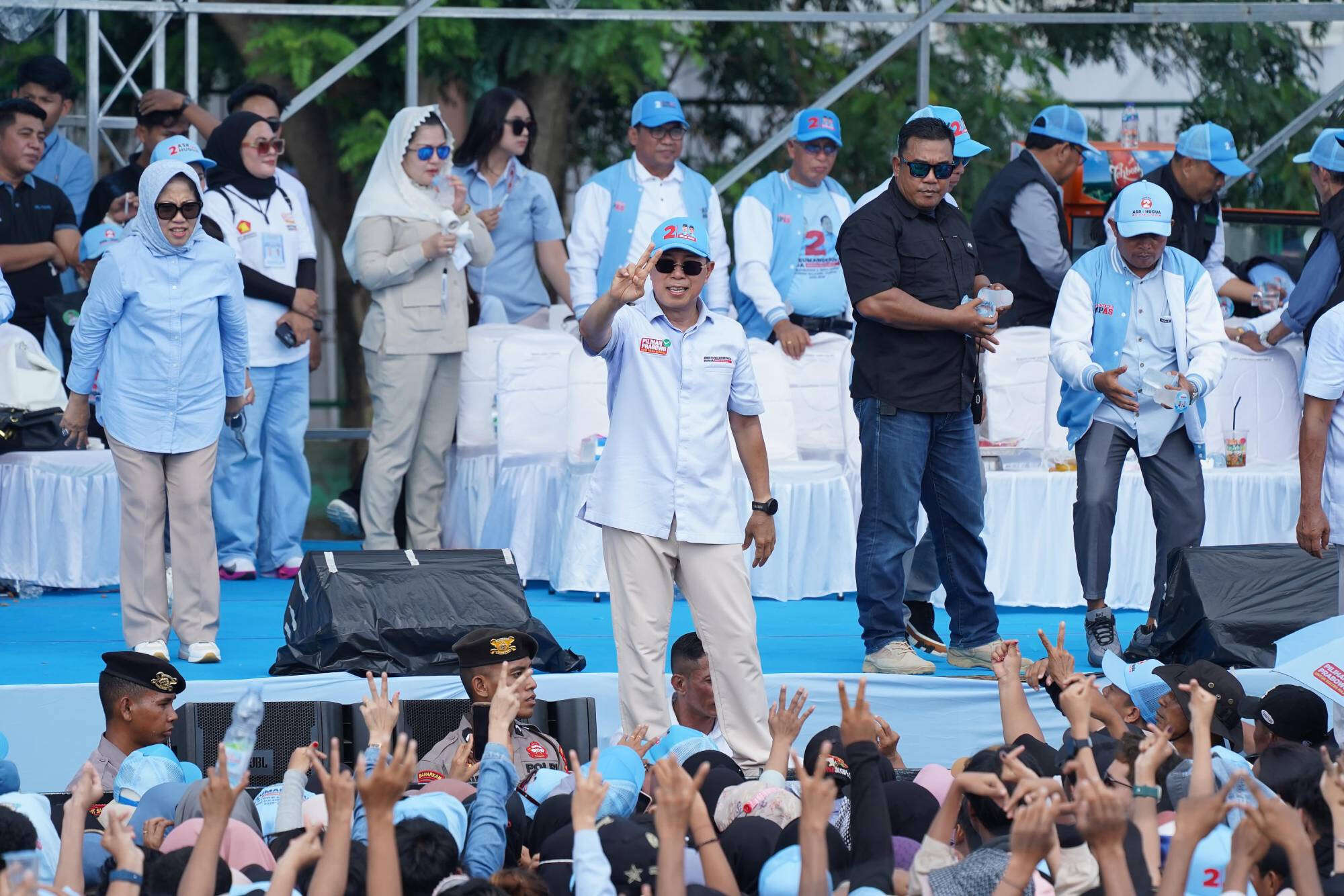 Pesta Rakyat ASR-Hugua Kolaka Berlangsung Meriah: Ajak Masyarakat Wujudkan Perubahan Sultra