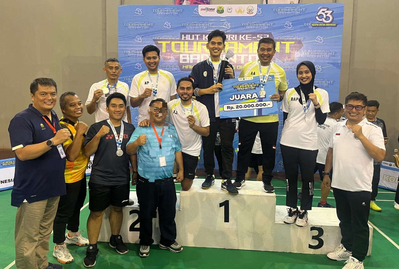 Badminton Tournament Korpri 2024: Asrorun Ni’am Cs Harus Mengakui Keunggulan Tim Jateng