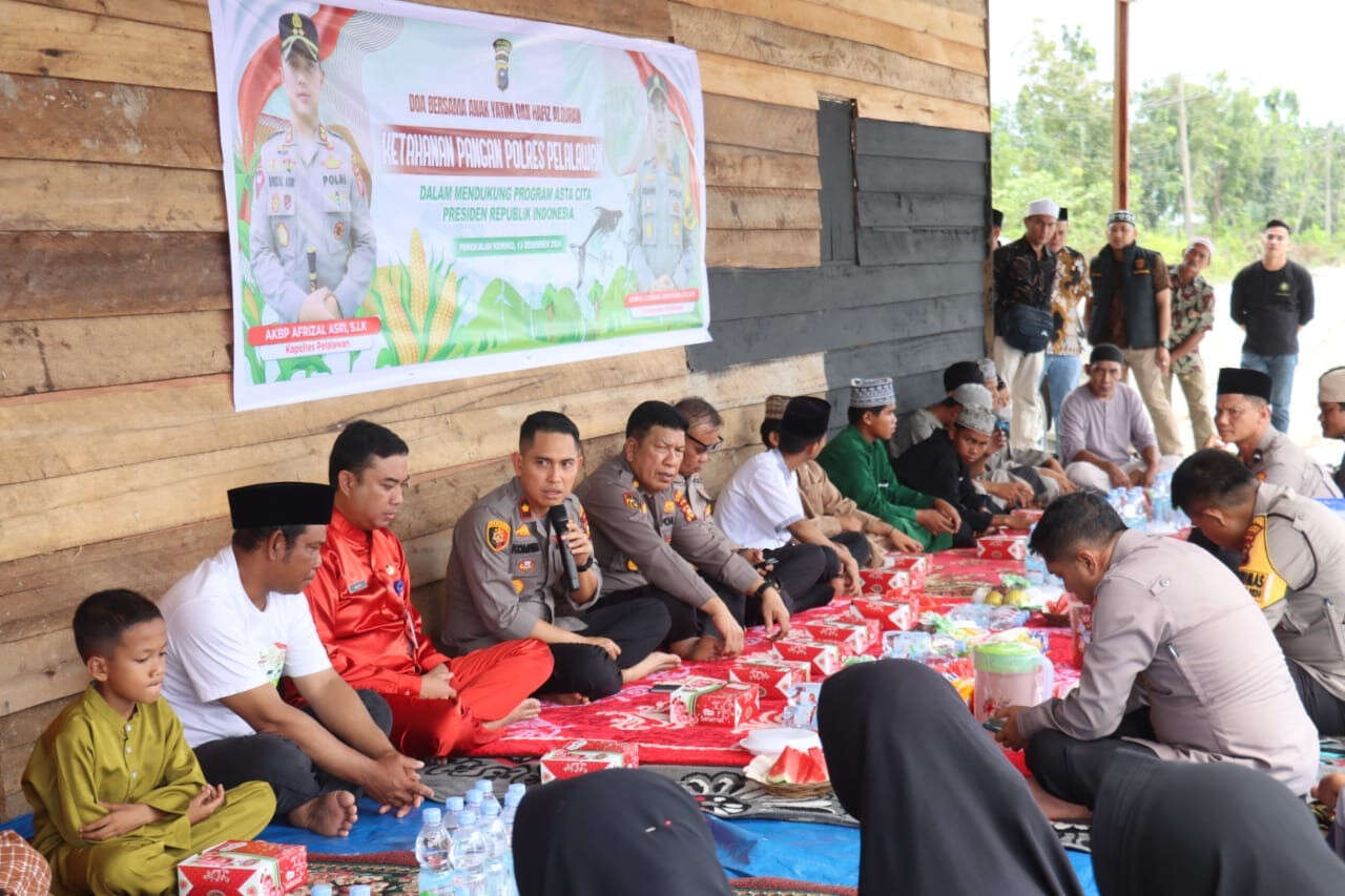 Polres Pelalawan Gelar Doa Bersama Anak Yatim dan Hafiz Al-Qur’an