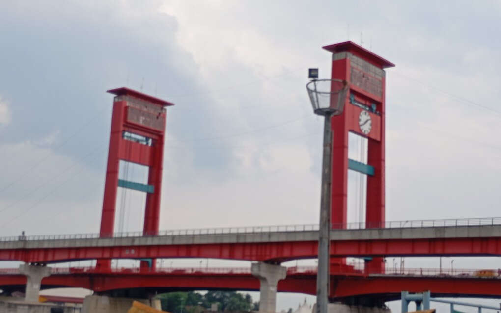 Tower Jembatan Ampera Siap Dibuka untuk Umum Tahun Depan