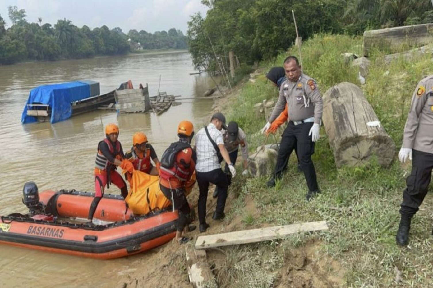 Korban Tenggelam di Sungai Kampar Akhirnya Ditemukan