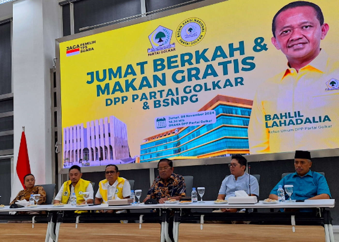 Golkar Gelar Acara Jumat Berkah dan Makan Gratis, Idrus Marham: Ini Perintah Ketum Bahlil Lahadalia