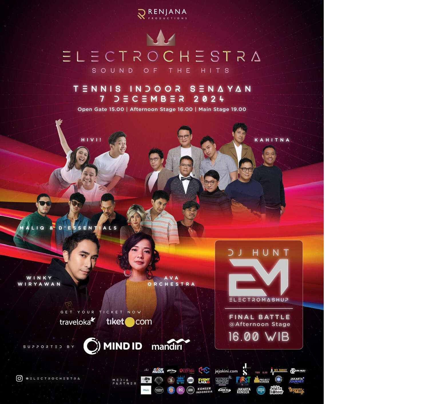 Konser Musik Electrochestra Bertajuk Sound of The Hits Digelar Sabtu ini