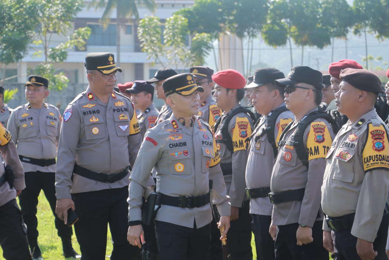 Kapolres Bolaang Mongondow Minta Warga Bijak Menyaring Info menjelang Pencoblosan