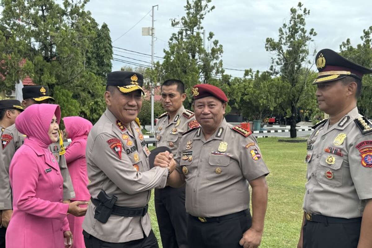 Ratusan Personel Polda Kalimantan Tengah Naik Pangkat