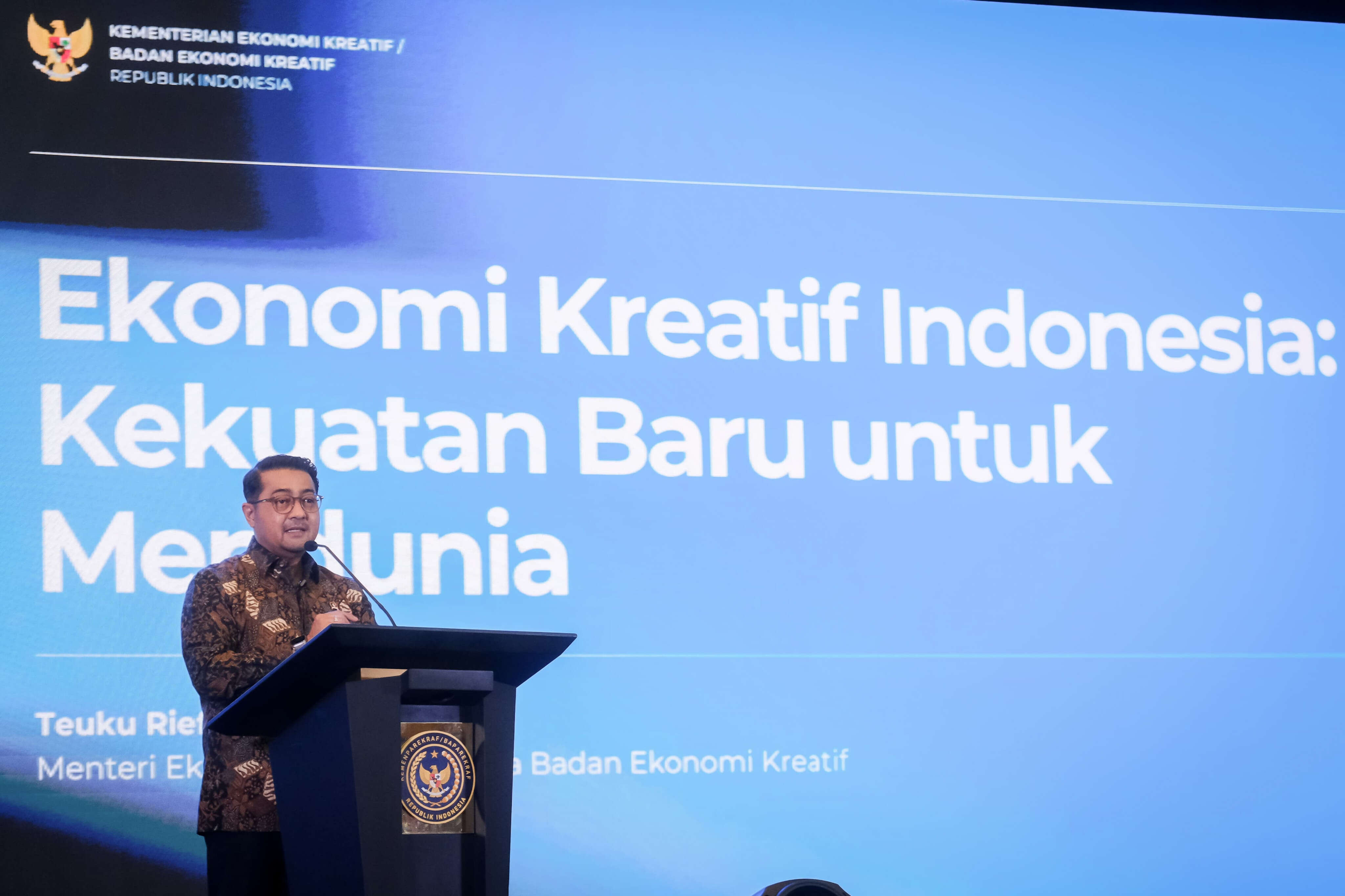 Menteri Teuku Riefky: Ini Sejarah, Mari Bangun Ekonomi Kreatif Indonesia