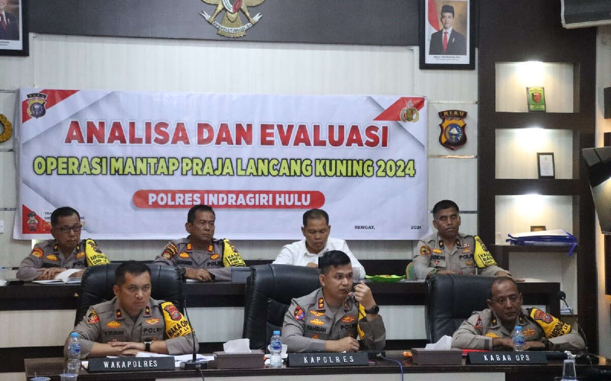 Polres Inhu Kerahkan 300 Personel demi Amankan Debat Pilkada