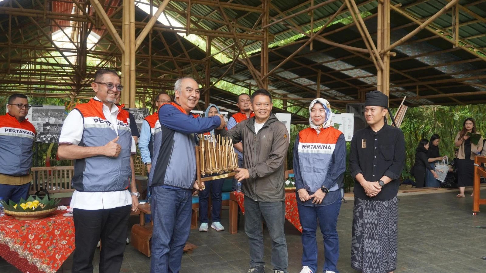 Lestarikan Budaya Nusantara, Pertamina Patra Niaga Bawa Musik Angklung ke Osaka Jepang