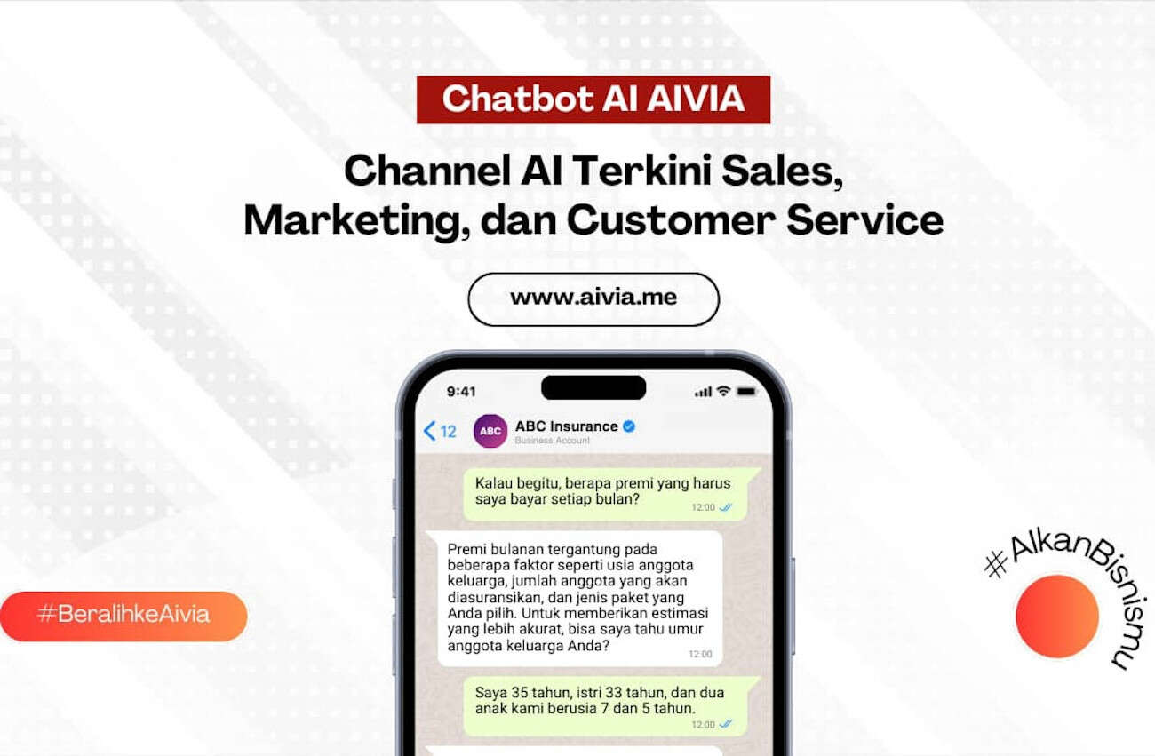 Chatbot AI Aivia, Solusi Inovatif untuk Bisnis Modern