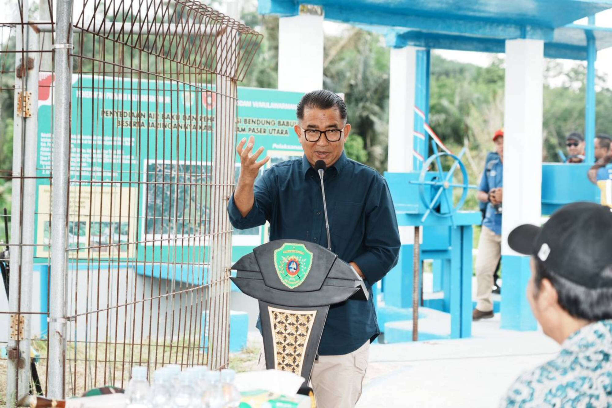 Pj Gubernur Kaltim Resmikan Rehabilitasi Bendungan Babulu PPU