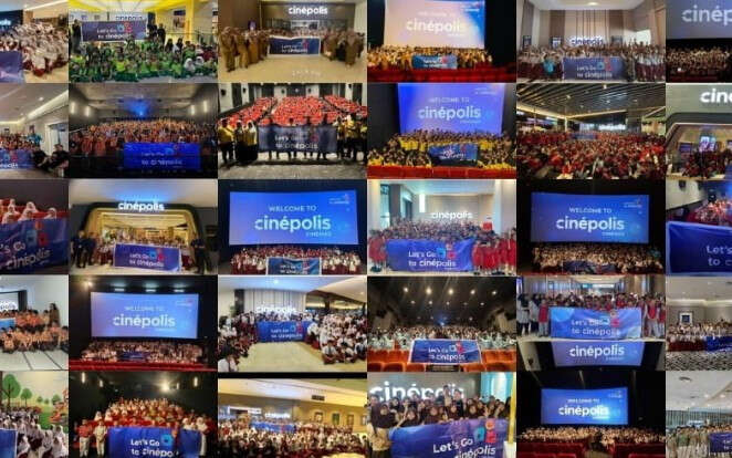 Belasan Ribu Anak Indonesia Nonton Film Gratis di Cinepolis