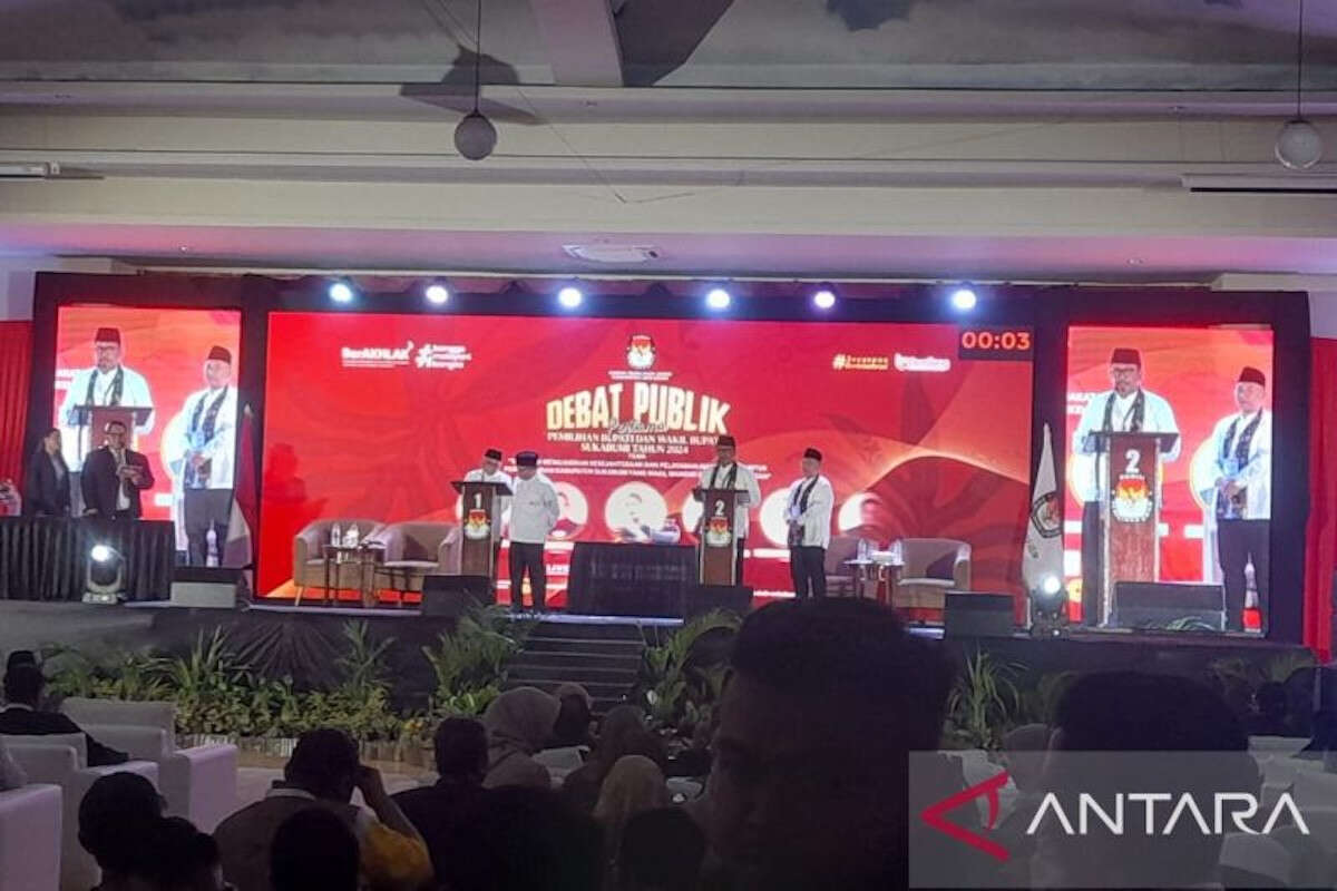 Debat Pilkada Sukabumi, 2 Cabup Berjanji Hilangkan Bunga Pinjaman UMKM