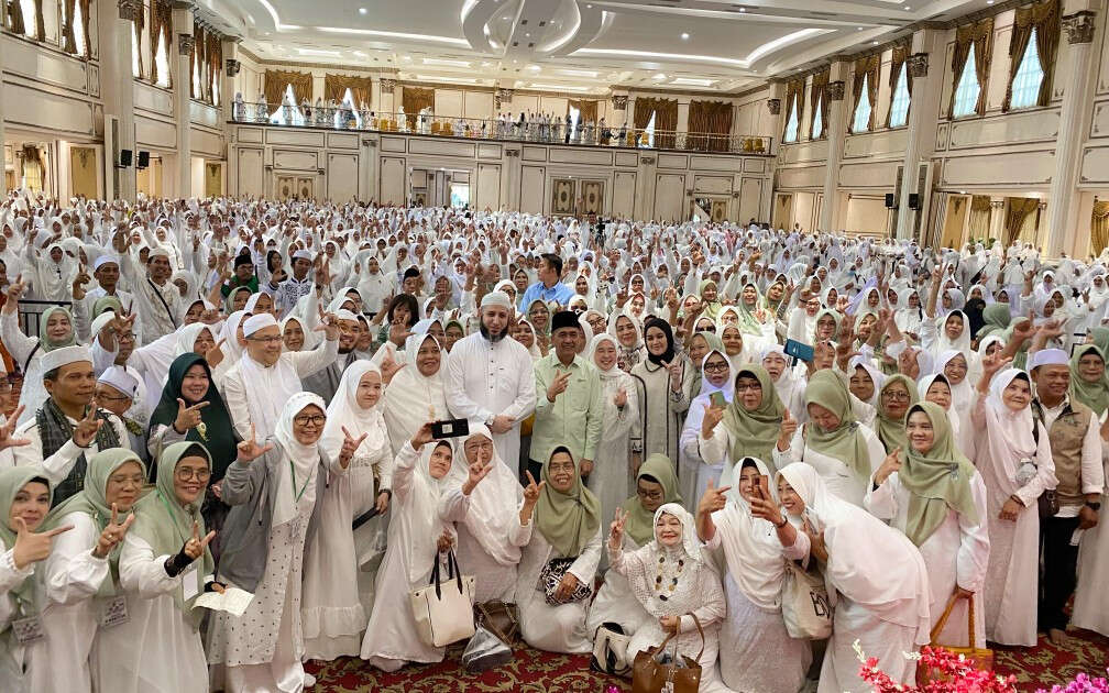 Ribuan Jemaah Tabligh Akbar Mendoakan RDPS Menang di Pilkada Palembang