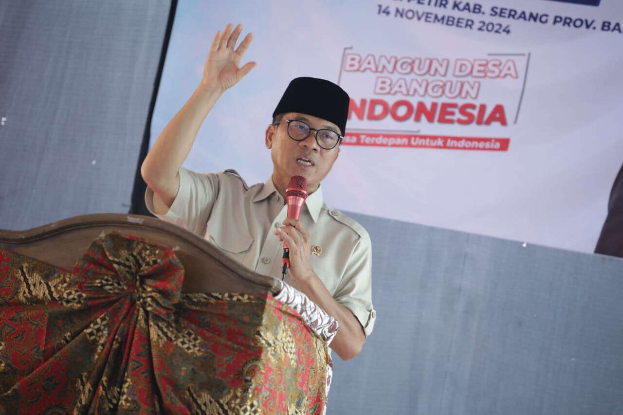 Mendes Yandri Meminta Desa se-Kabupaten Serang untuk Bekerja Keras