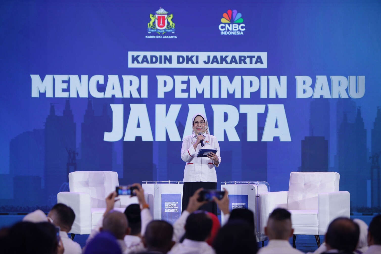 3 Paslon Cagub Buka-bukaan di Debat Kadin DKI Cari Pemimpin Baru di DKJ