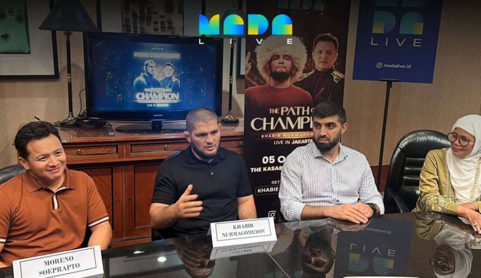 Besok, Khabib Nurmagomedov Hadir di Indonesia Dalam Acara Path of a Champion