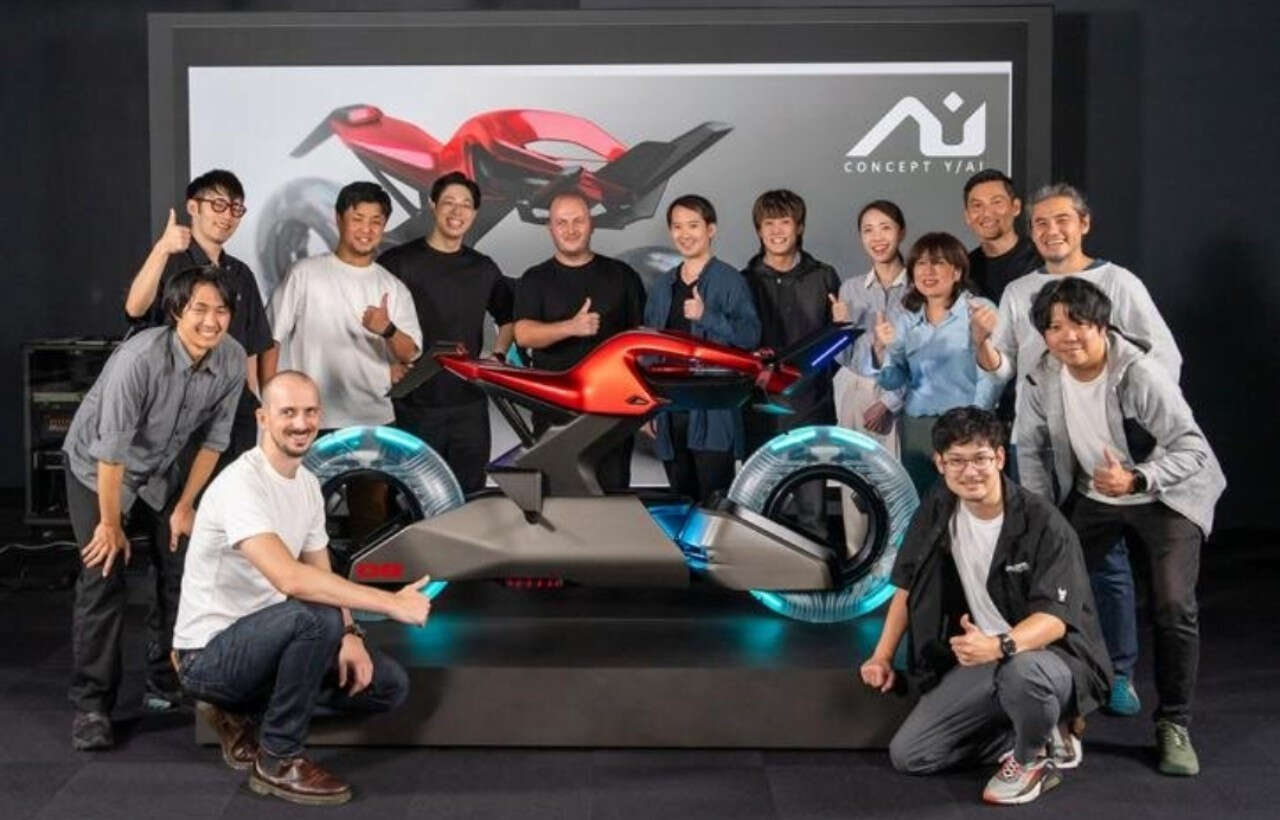 Yamaha Mewujudkan Motor Listrik Futuristik Y/AI dari Anime Tokyo Override