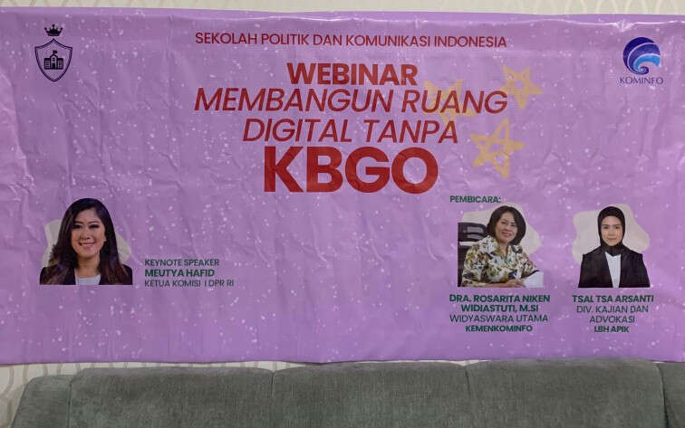 Korban KBGO Meningkat, Sekolah Politik & Kemenkominfo Bergandengan Mengedukasi Masyarakat