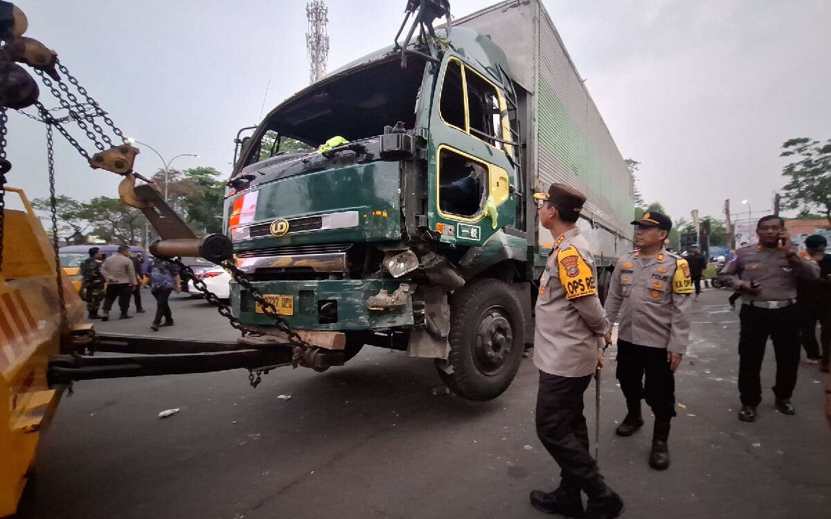 Polres Metro Tangerang Kota Buka Posko Pengaduan Korban Tabrak Lari Truk Kontainer