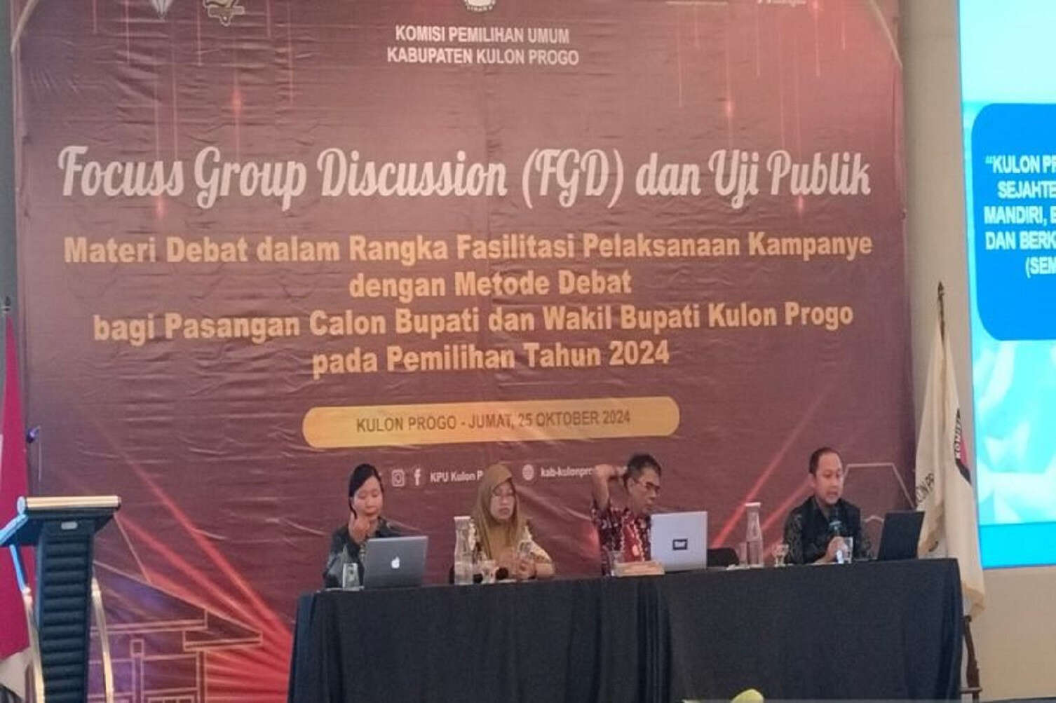 Masyarakat Diminta Sumbang Saran Materi Debat Pilkada Kulon Progo