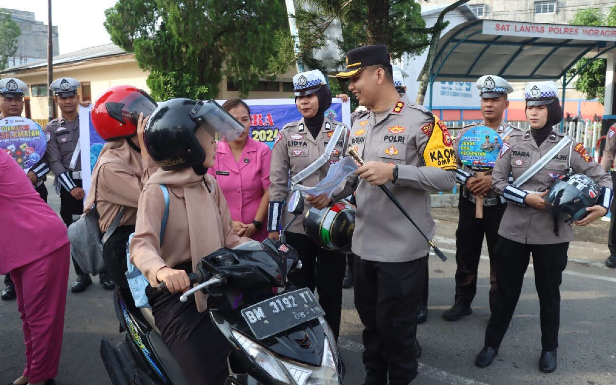 Operasi Zebra Lancang Kuning, AKBP Fahrian Beri Edukasi Lalu Lintas & Demokrasi