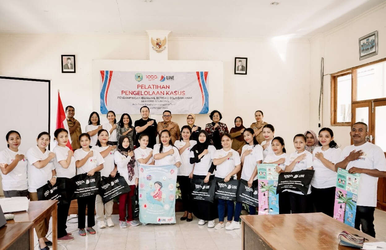 1000 Days Fund, Yayasan LINE & Dinkes Manggarai Barat Berkolaborasi Turunkan Angka Stunting