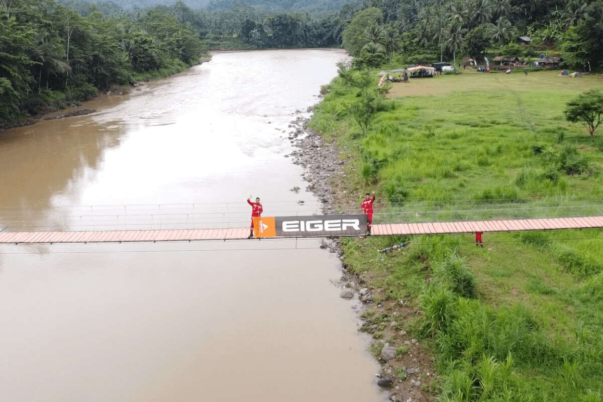 Jembatan EIGER dan Vertical Rescue Indonesia Sambungkan 2 Desa di Pelosok Tasikmalaya