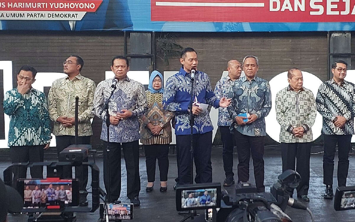 Pimpinan MPR Datangi AHY di Kantor Demokrat, Ini yang Dibicarakan