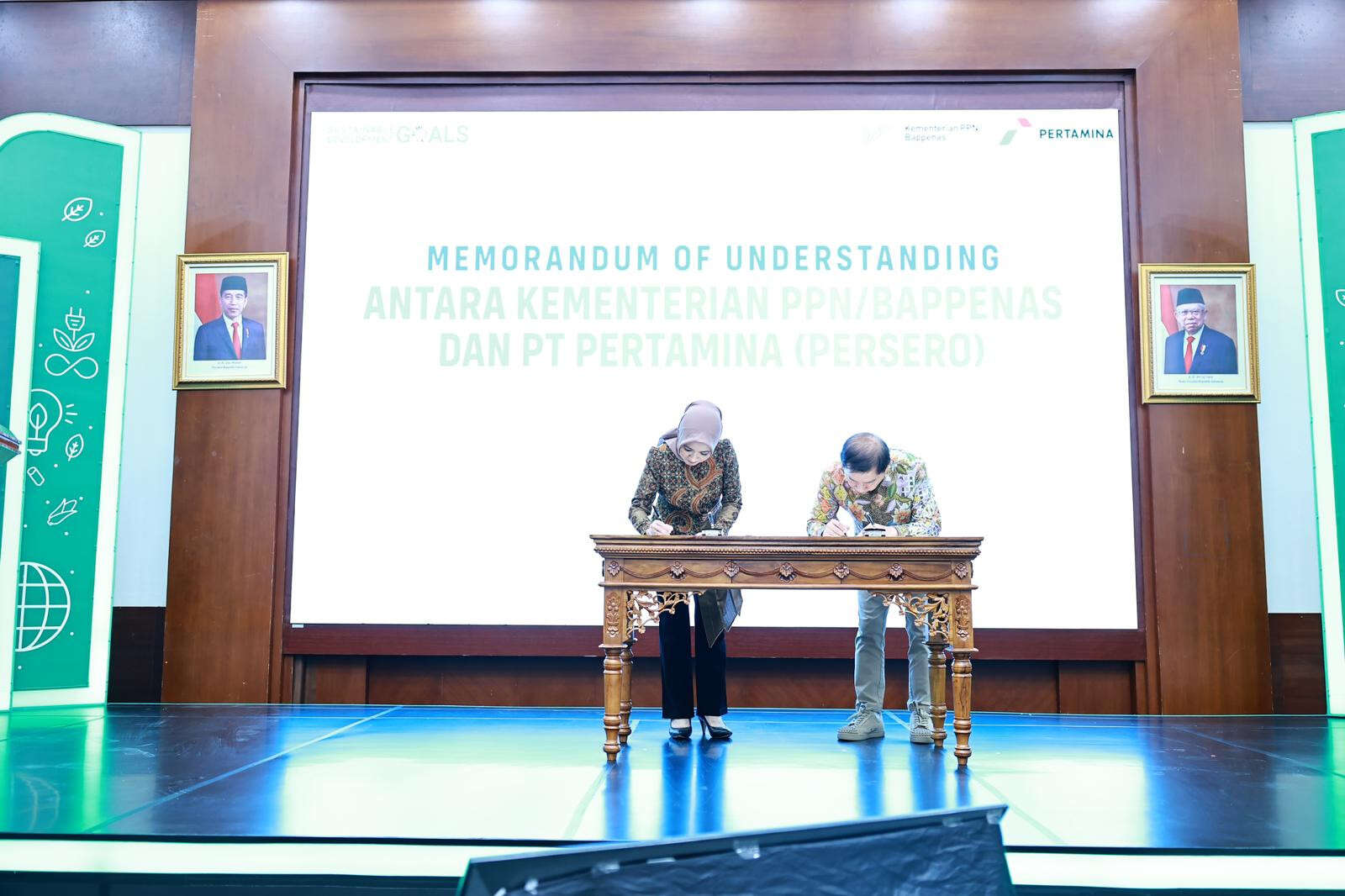 Pertamina Bersama Bappenas Jalin Kerja Sama Pengembangan Kebijakan Energi Berkelanjutan