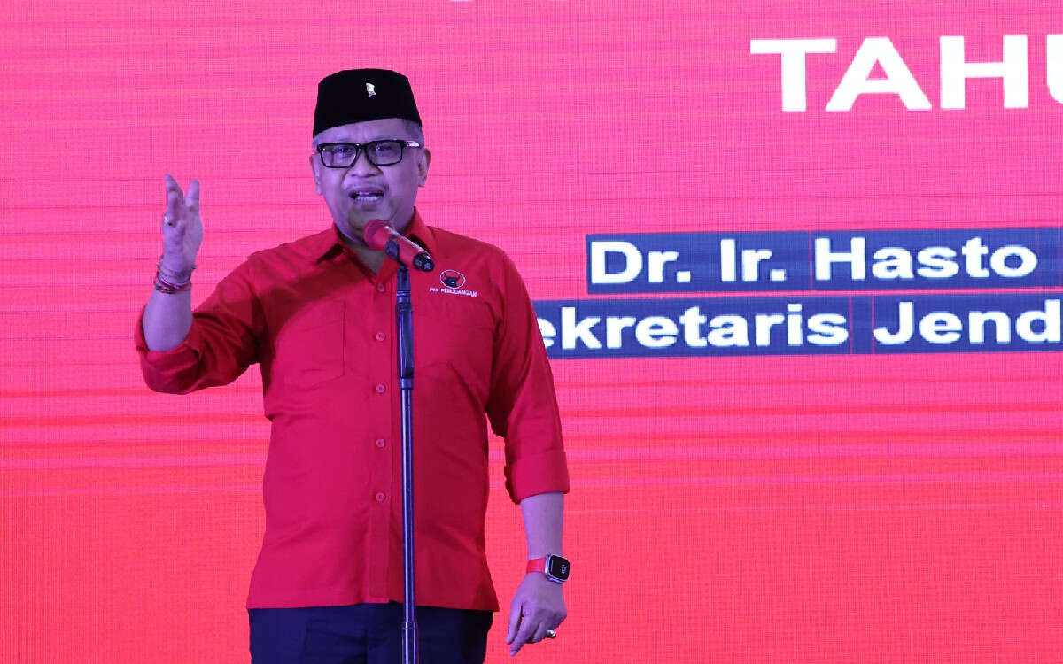 Hasto Semangati Kader PDIP Memenangkan Paslon yang Didukung Partai di Pilkada 2024