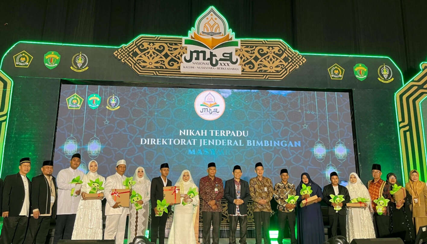 Nikah Terpadu Meriahkan Rangkaian Acara MTQN ke-30 di Kaltim